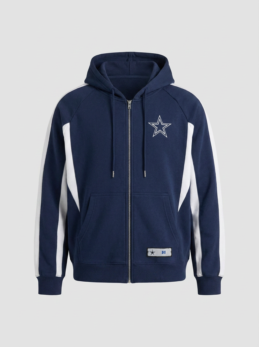 Cowboys Monster Oversized Zip Up Hoodie