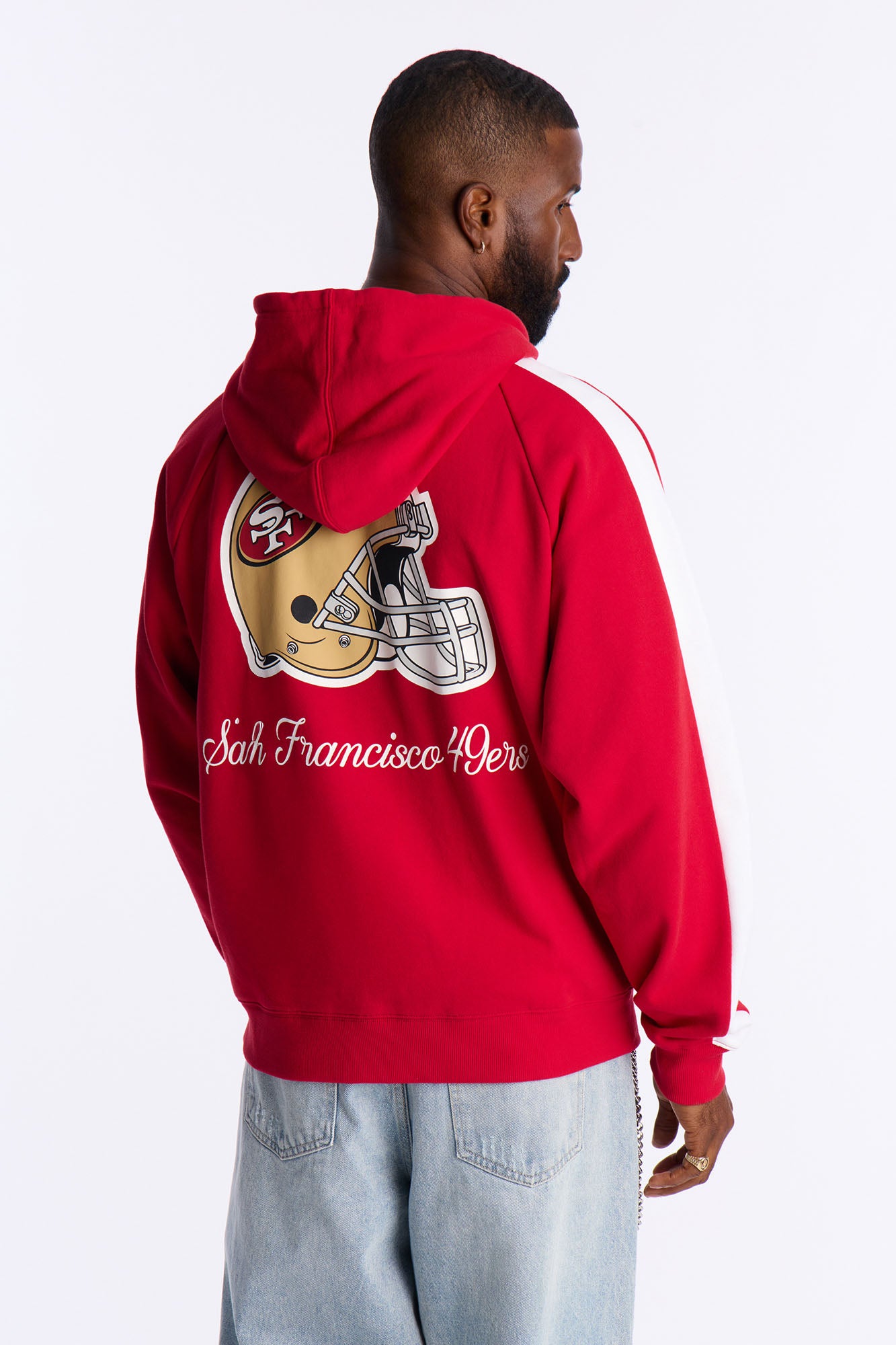 49ers Monster Oversized Zip Up Hoodie · vista 4